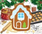 Noel bisküvi Evi şeklinde